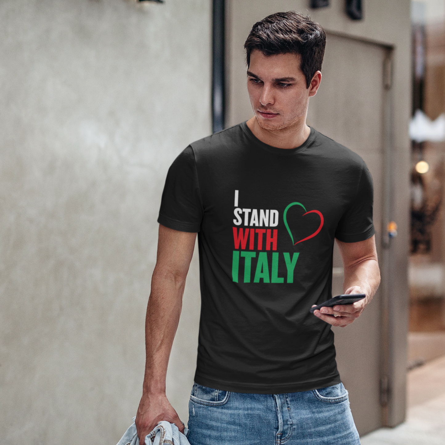 I stand with Italy