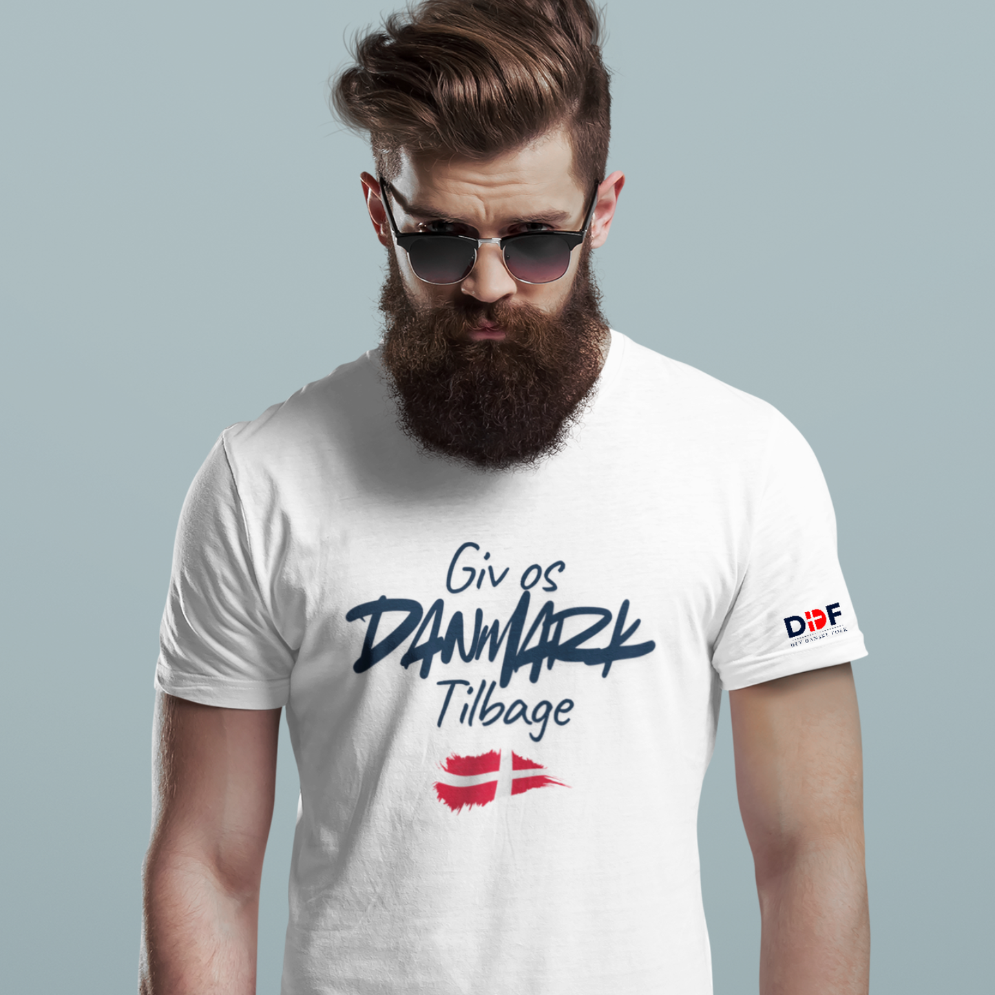 Danmark Tilbage - hvid